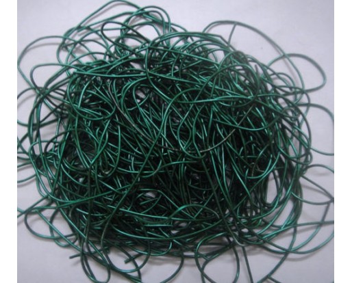DARK GREEN - 150 Inches French Metal Wire Gimp Coil Bullion Purl - Smooth Regular - 3.80 Meters